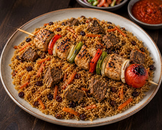 Kebab Plov.