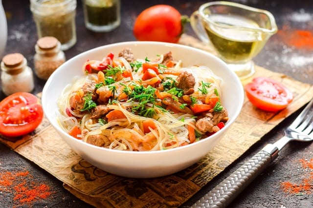 Noodle Salad (Funchoza).