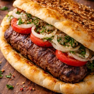 Uzbek Kofta Hot Dog