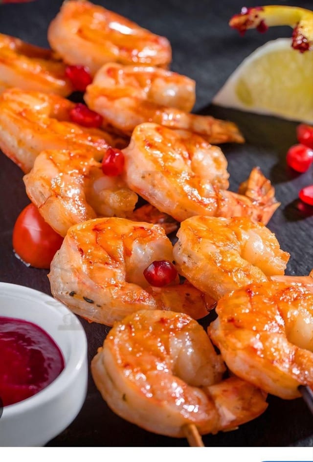 Shrimp Kebab.