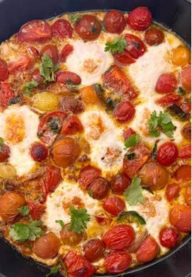 Pepperoni Shakshuka.