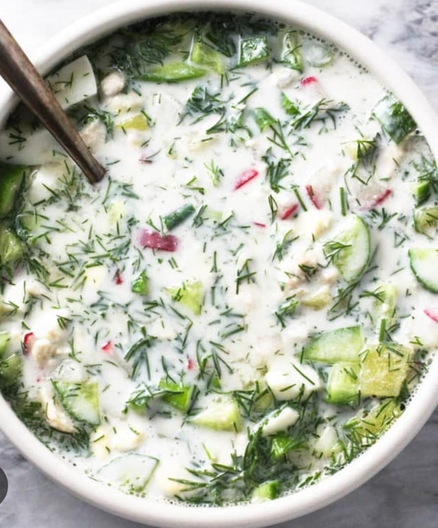 Cold Soup - Okroshka.