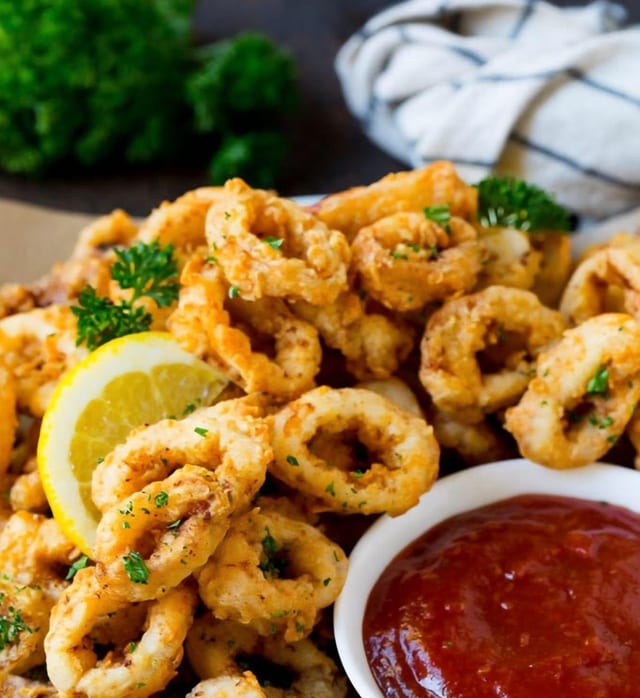 Crispy Fried Calamari.
