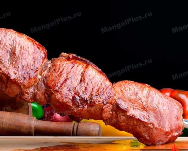 Marinated Beef Kebab.