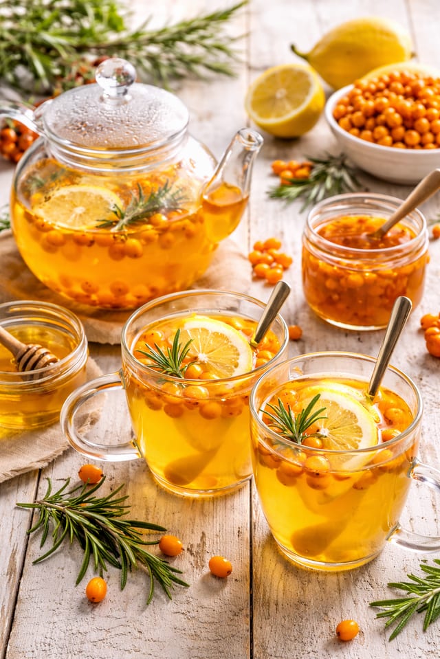 Sea Buckthorn Tea.