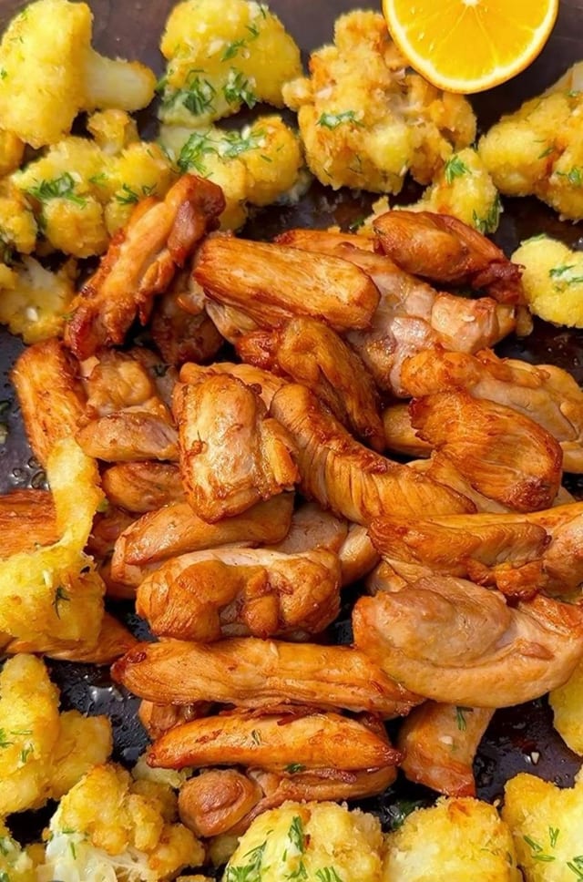 Eastern Chicken & Cauliflower Fry.