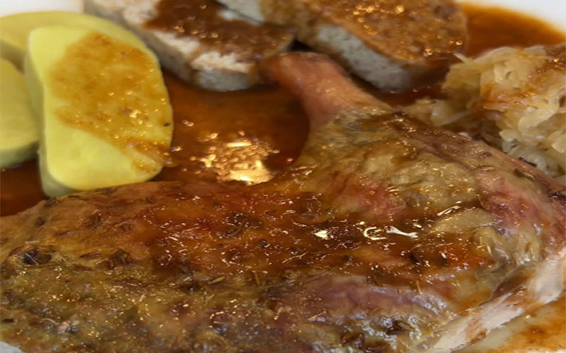 Czech cuisine at Perfect Together Restaurant Philadelphia Chef Dilbar Nuridinova specialty