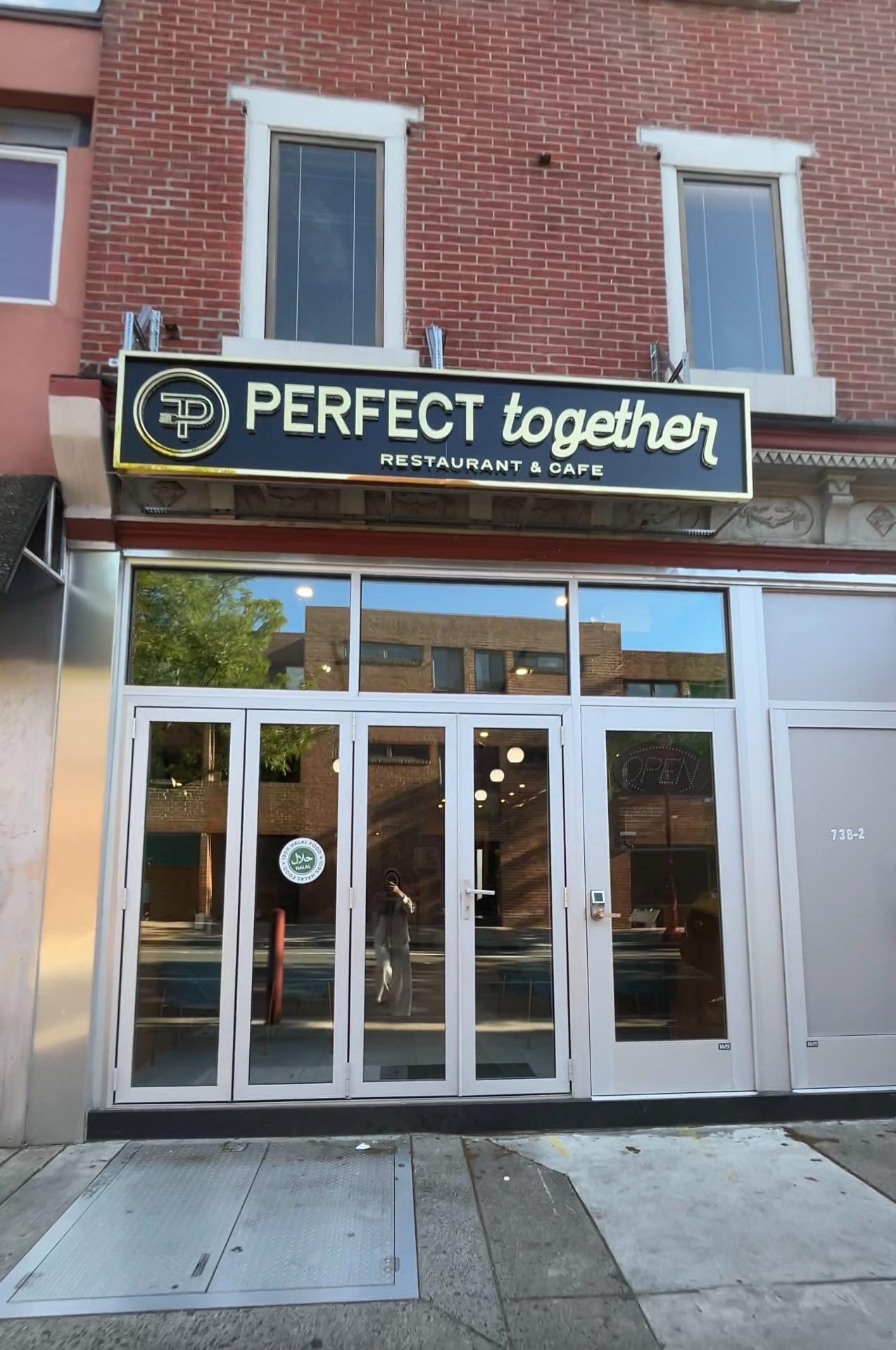 Perfect Together Restaurant team preparing authentic halal food in Philadelphia kitchen