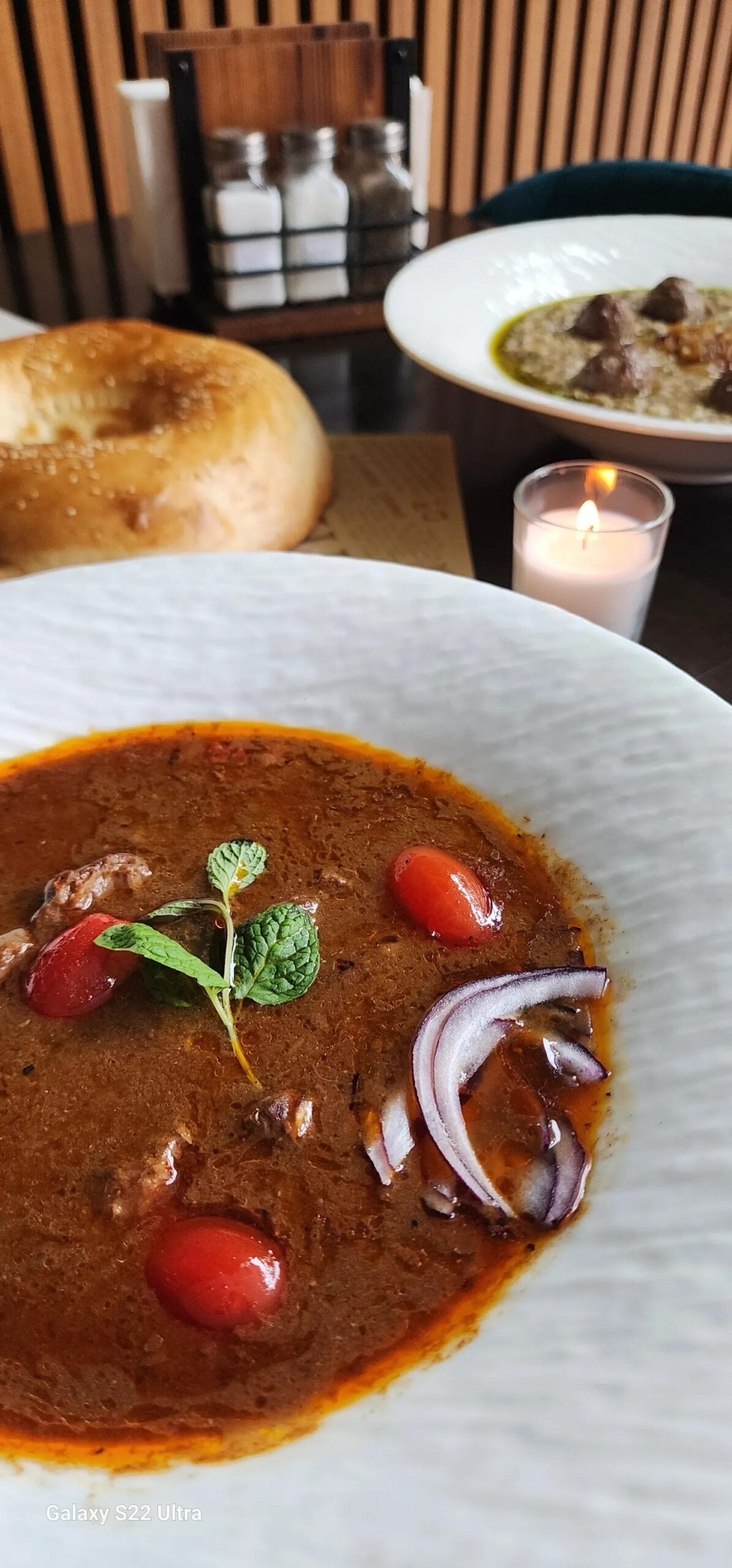 Tuy Kabob — halal beef stew with crispy fries and bread at Perfect Together Restaurant Philadelphia