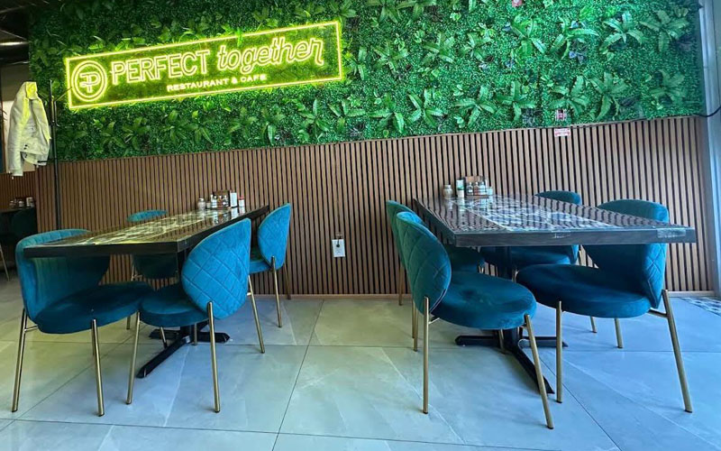 Perfect Together Restaurant Philadelphia dining room 738 South Street halal restaurant